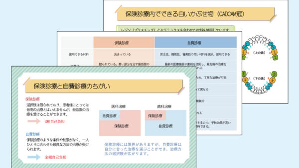 0126_自費診療を正しく知ってもらうための解説【デジタルサイネージ】